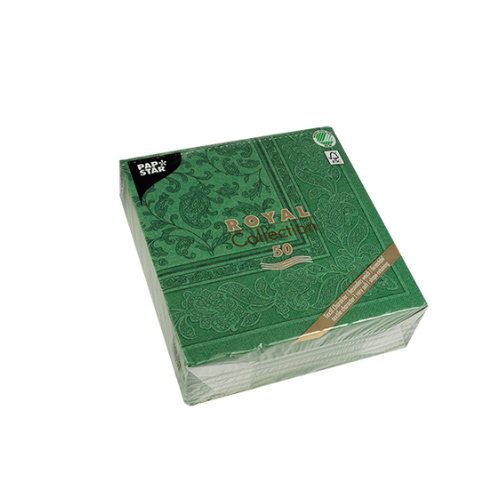 Pack 50 Napkins "ROYAL Collection" 1/4 fold 40 cm x 40 cm "Ornaments"