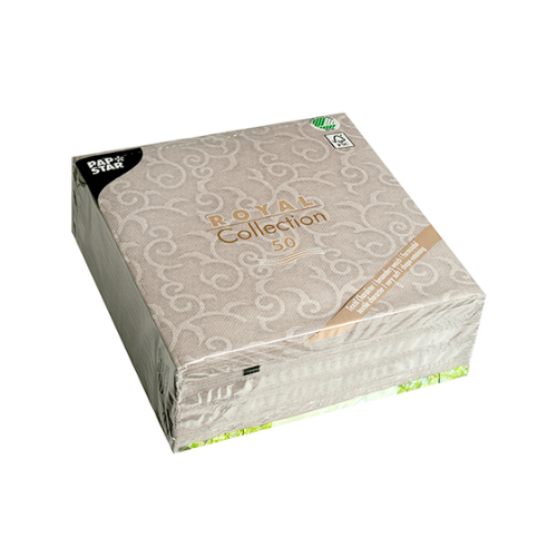 Pack 50 Napkins "ROYAL Collection" 1/4 fold 40 cm x 40 cm "Casali"