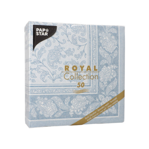 Pack 50 Napkins "ROYAL Collection" 1/4 fold 40 cm x 40 cm "Ornaments"