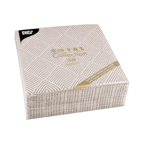 Pack 50 Napkins "ROYAL Collection" 1/4 fold 40 cm x 40 cm "Elegance"