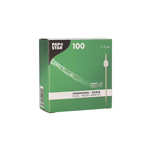 Pack 100 Fingerfood picks 9cm 'Diamond'