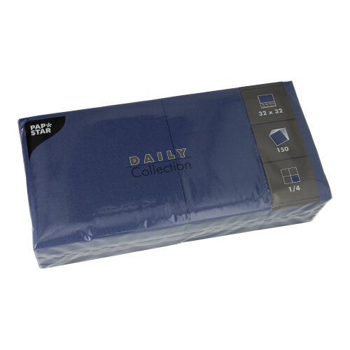 Pack 150 Napkins Daily Collection 1/4 fold 32 cm x 32 cm