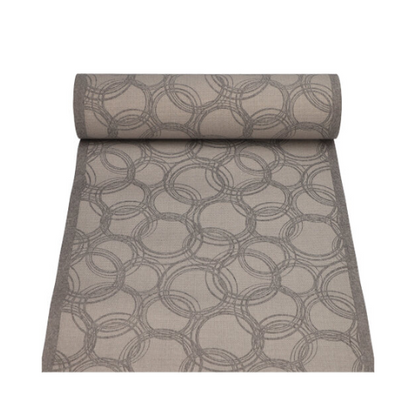 Tablerunner, cloth-like, PV-Tissue Mix "ROYAL Collection" 24 m x 40 cm "Bubbles"