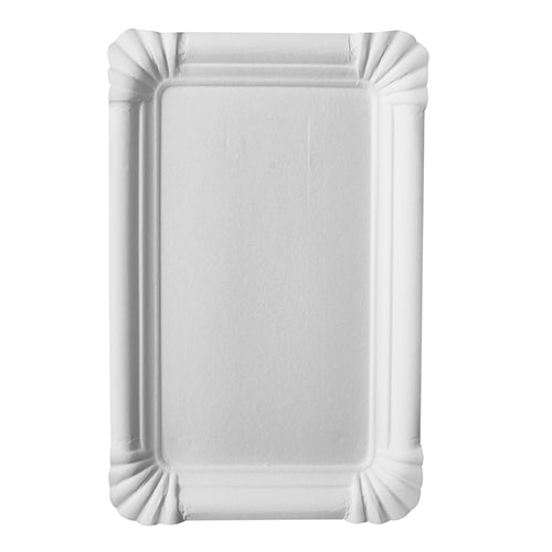 Pack 250 Paper plates square 13x20cm