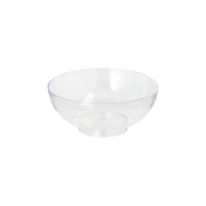 Pack 50 Crystal Clear Fingerfood bowls round 65ml 7.2 x 3cm