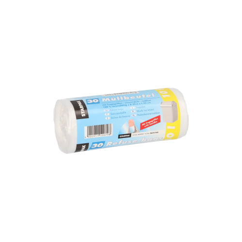Pack 30 Refuse bags with handle 10L 42 cm x 39.5 cm
