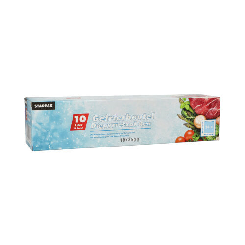 Pack 24 Freezer bags 40x60cm