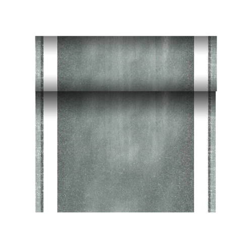 Tablerunner, cloth-like, PV-Tissue Mix "ROYAL Collection" 24 m x 40 cm "Chalk"