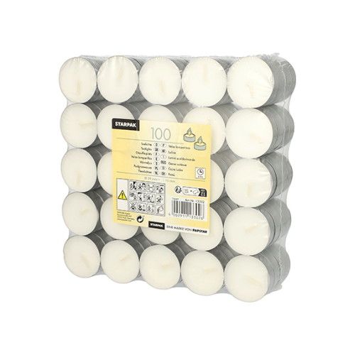 Pack 100 Tealights Ø 39 mm · 15 mm
