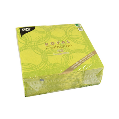 Pack 50 Napkins "ROYAL Collection" 1/4 fold 40 cm x 40 cm "Bubbles"