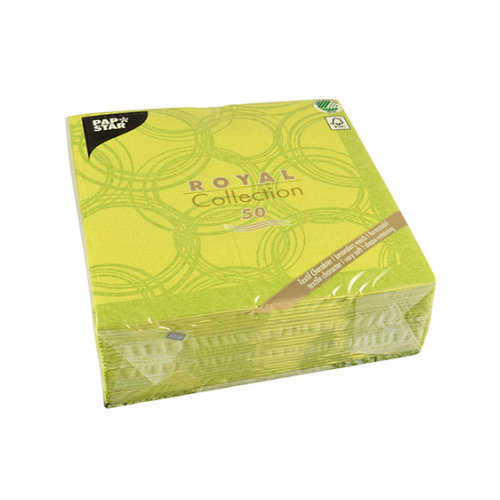 Pack 50 Napkins "ROYAL Collection" 1/4 fold 40 cm x 40 cm "Bubbles"