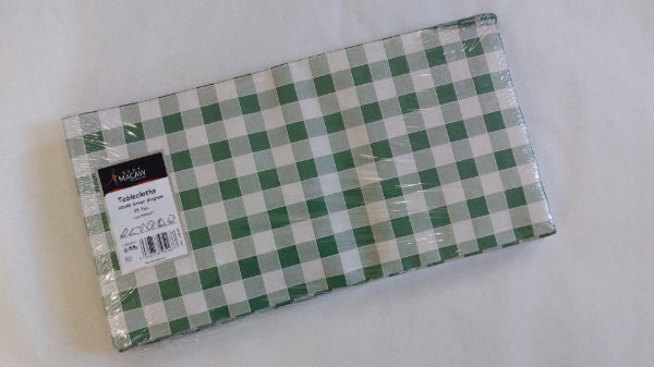 Pack 25 90x90cm Gingham Paper Tablecovers