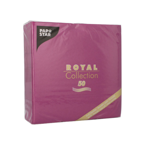 Pack 50 Napkins "ROYAL Collection" 1/4 fold 40 cm x 40 cm