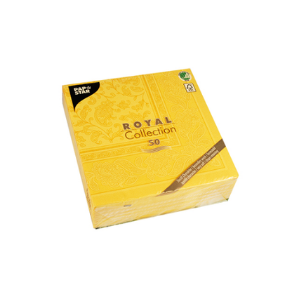 Pack 50 Napkins "ROYAL Collection" 1/4 fold 40 cm x 40 cm "Ornaments"