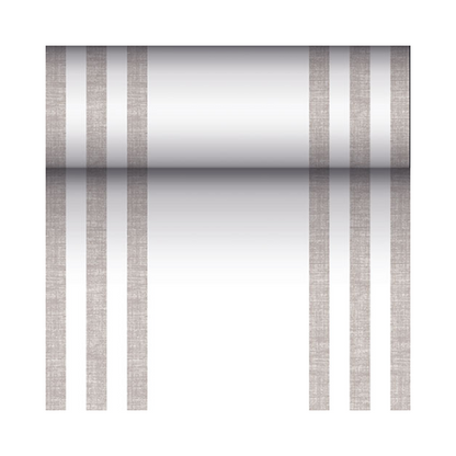 Table Runner, cloth-like, PV-Tissue Mix "ROYAL Collection" 24 m x 40 cm "Lines"