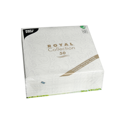 Pack 50 Napkins "ROYAL Collection" 1/4 fold 40 cm x 40 cm "Casali"