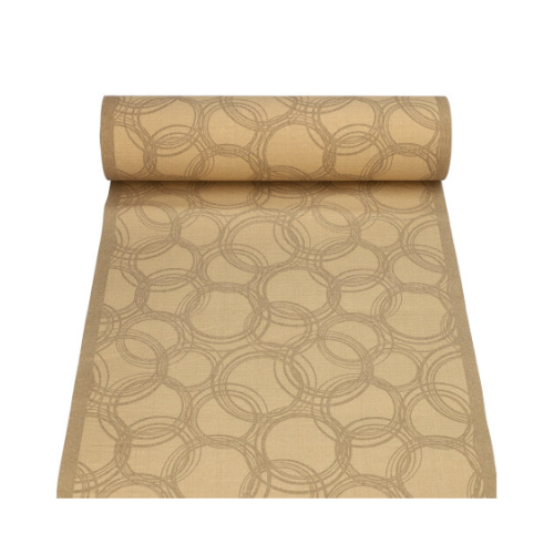 Tablerunner, cloth-like, PV-Tissue Mix "ROYAL Collection" 24 m x 40 cm "Bubbles"