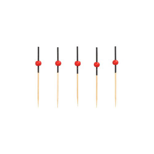 Pack 250 Fingerfood skewers 7cm 'Red Pearl'