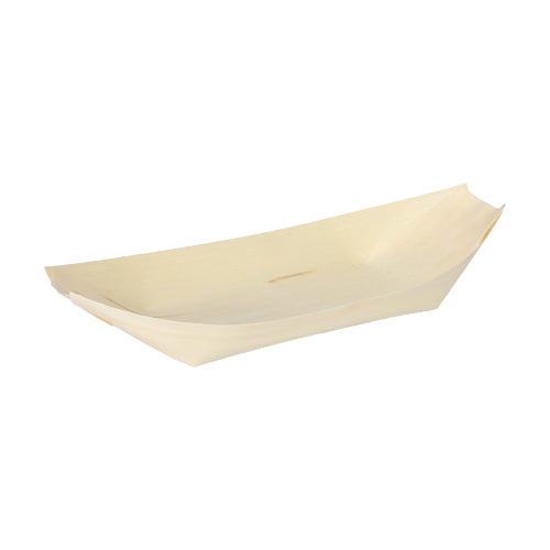 Pack 50 Fingerfood wood bowls 'Boat'