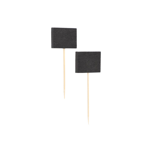 Pack 100 Fingerfood Blackboard Picks 8.5cm