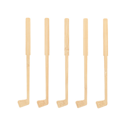 Pack 100 Golf Bamboo Cocktail Sticks 15cm
