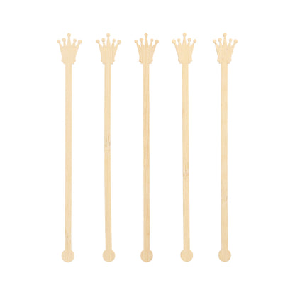 Pack 100 Crown Bamboo Cocktail Sticks 20cm