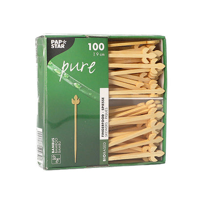 Pack 100 Lily Fingerfood Picks 9cm