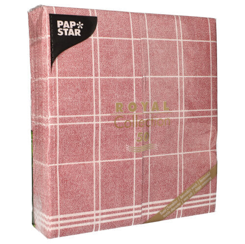 Pack 50 1/6 fold 48 x 33cm Kitchen Craft Napkins
