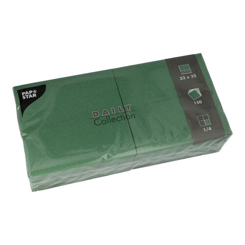 Pack 150 Napkins Daily Collection 1/4 fold 32 cm x 32 cm