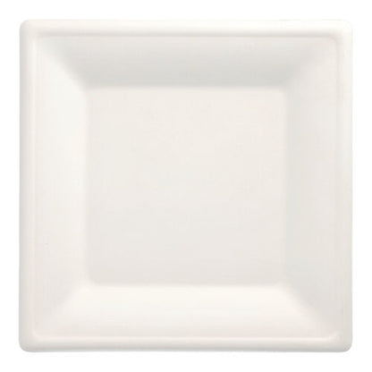 Pack 50 Sugarcane Plates 26 x 26cm