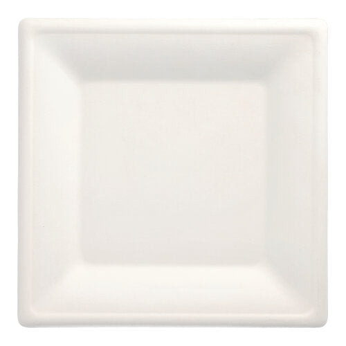 Pack 50 Sugarcane Plates 26 x 26cm