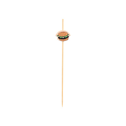 Pack 100 Fingerfood Burger Picks 12cm